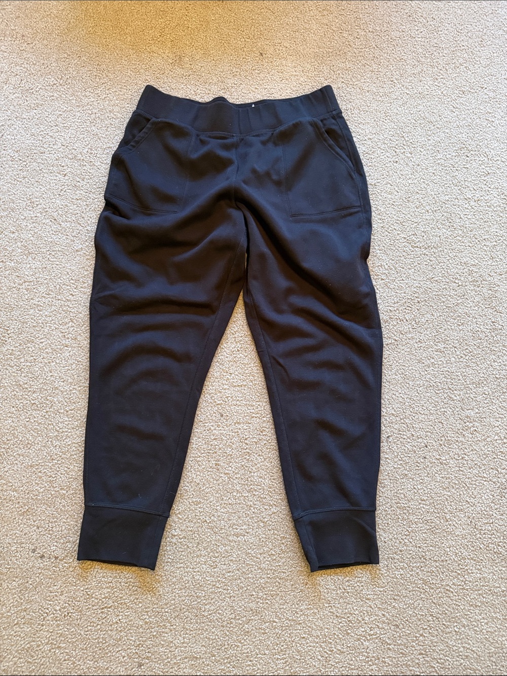 GAIAM Black Relaxed Fit Jogger Pants